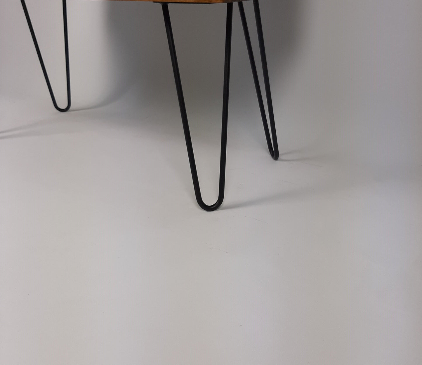 Oak Sideboard Royal Blue Door | Hairpin Legs | Media Console | Vinyl Cabinet | Vinyl Storage