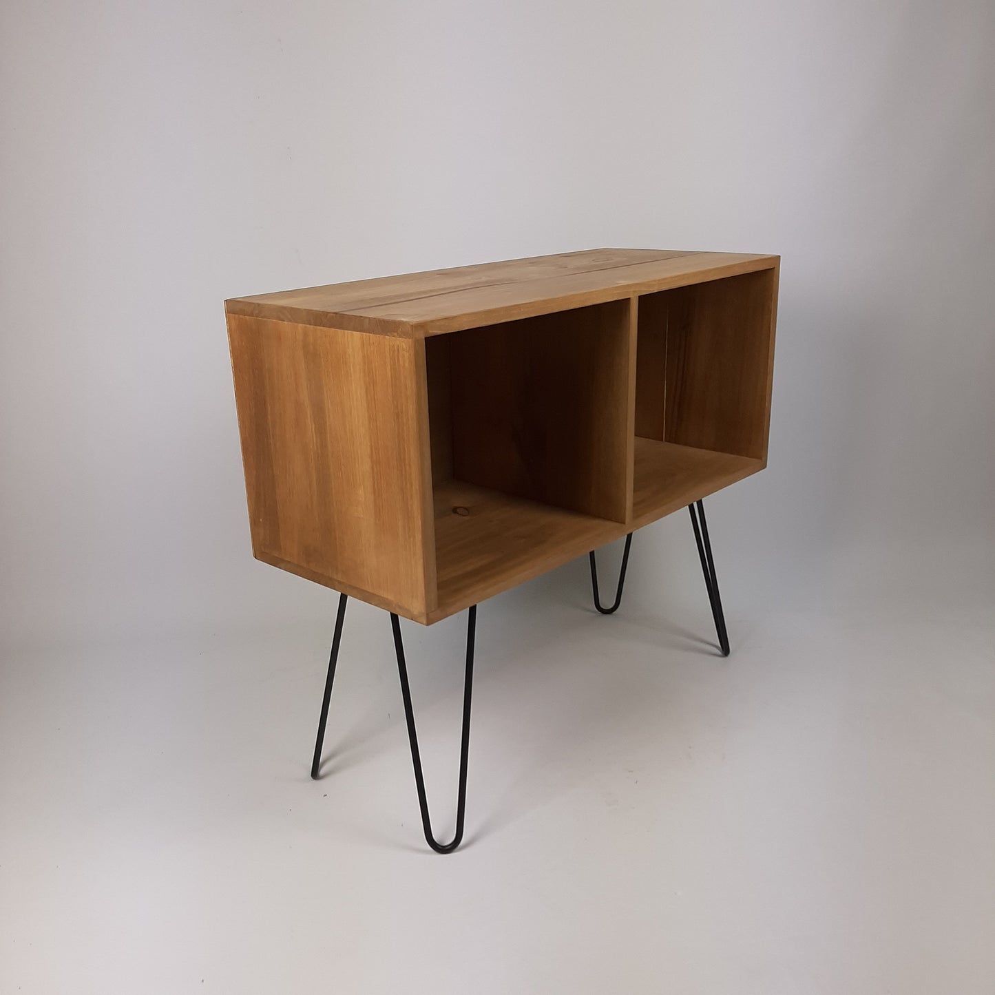 Oak Sideboard with Metal Legs | Handmade Sideboard | Media Console | Solid Wood Sideboard | Light Wood Sideboard