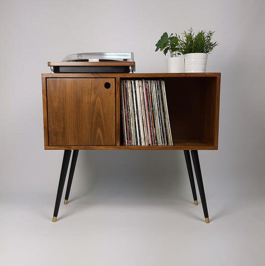 Vinyl Record Storage | Console Table | Mid Century Modern Table | Sideboard